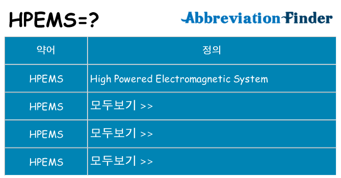 hpems 대 한 무엇을 서가
