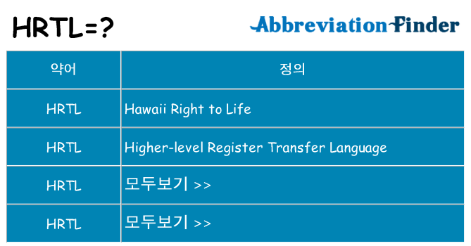 hrtl 대 한 무엇을 서가