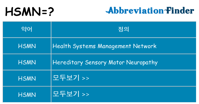hsmn 대 한 무엇을 서가