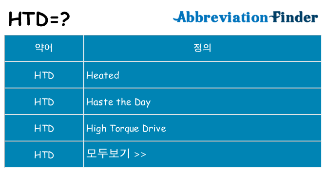 htd 대 한 무엇을 서가