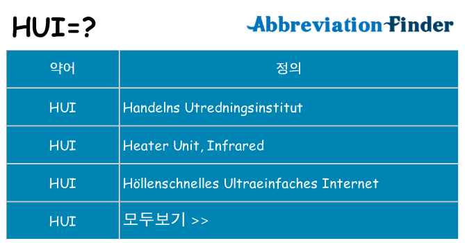 hui 대 한 무엇을 서가