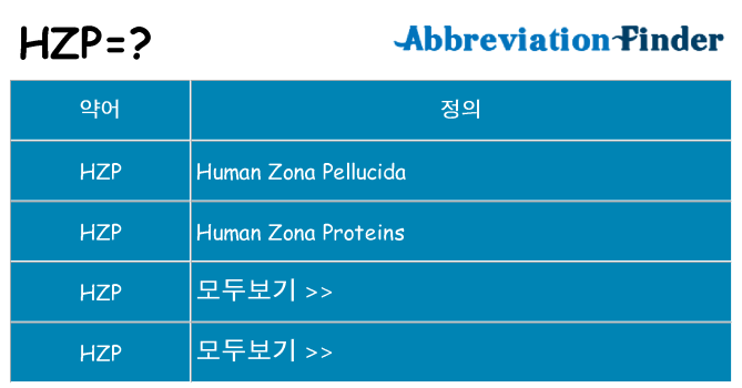 hzp 대 한 무엇을 서가