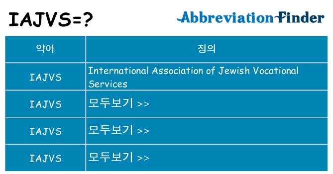 iajvs 대 한 무엇을 서가