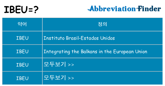 ibeu 대 한 무엇을 서가