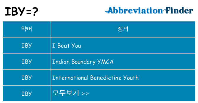 iby 대 한 무엇을 서가