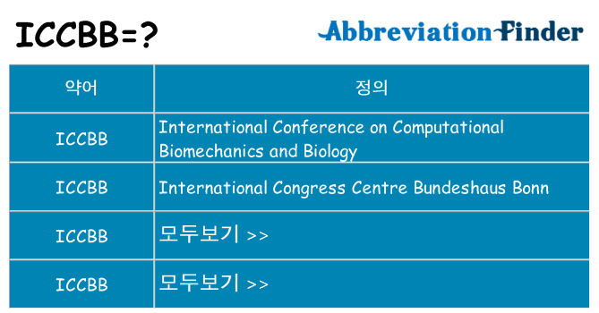 iccbb 대 한 무엇을 서가