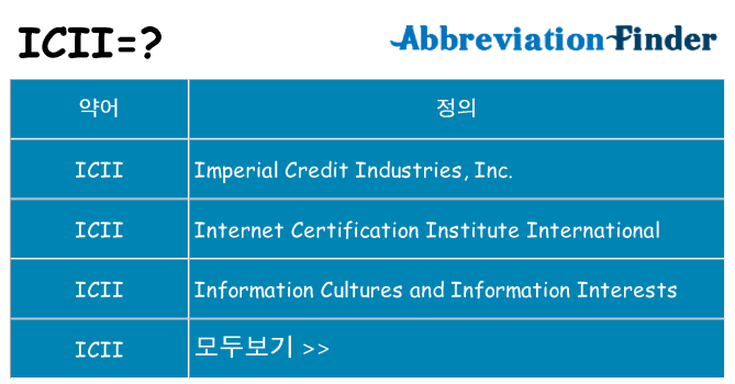 icii 대 한 무엇을 서가