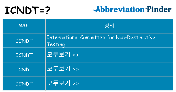 icndt 대 한 무엇을 서가