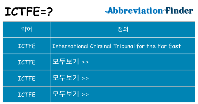 ictfe 대 한 무엇을 서가