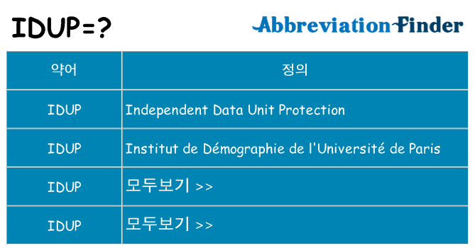idup 대 한 무엇을 서가