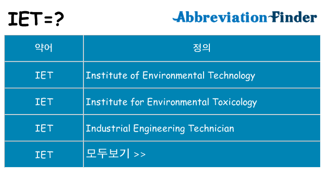 iet 대 한 무엇을 서가