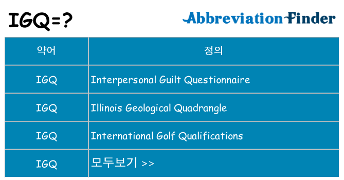igq 대 한 무엇을 서가