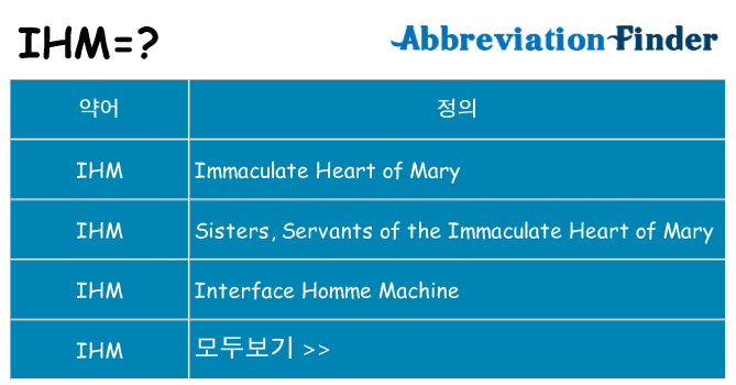 ihm 대 한 무엇을 서가