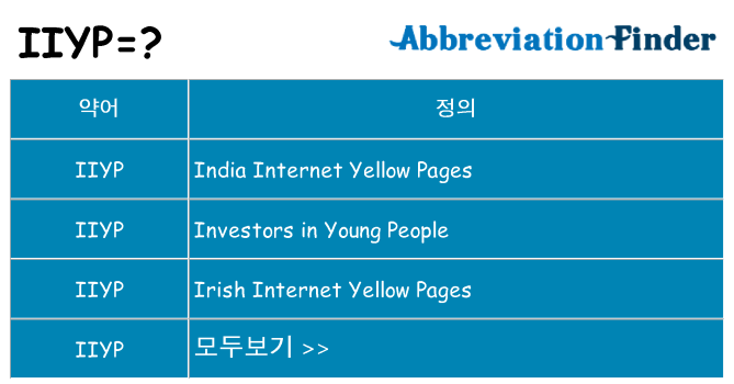 iiyp 대 한 무엇을 서가