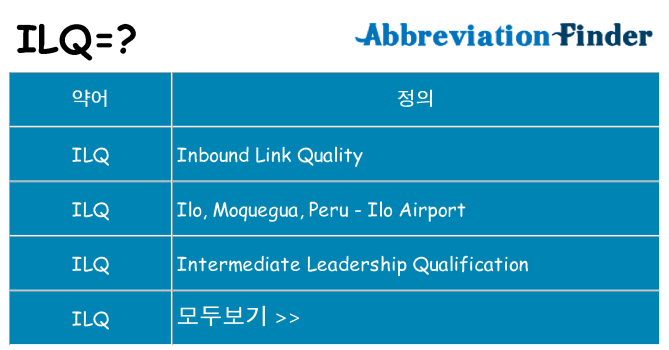 ilq 대 한 무엇을 서가