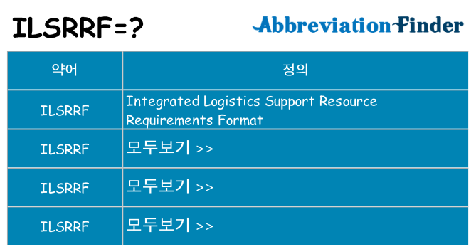 ilsrrf 대 한 무엇을 서가