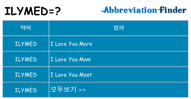 ilymed 대 한 무엇을 서가