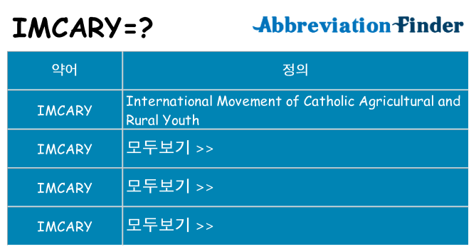 imcary 대 한 무엇을 서가