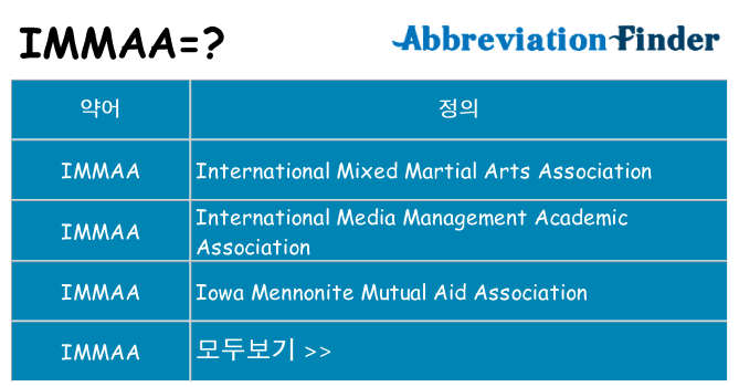 immaa 대 한 무엇을 서가