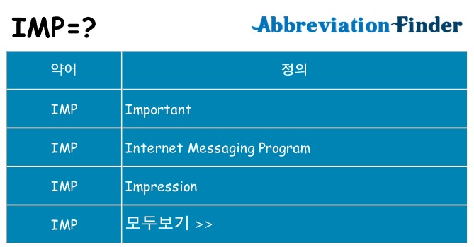 imp 대 한 무엇을 서가
