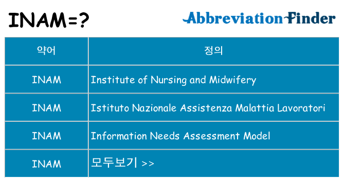 inam 대 한 무엇을 서가