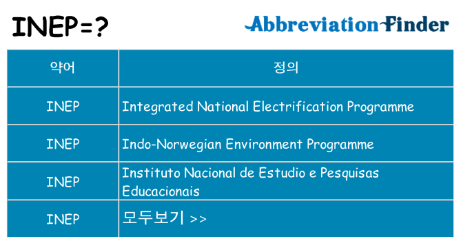 inep 대 한 무엇을 서가