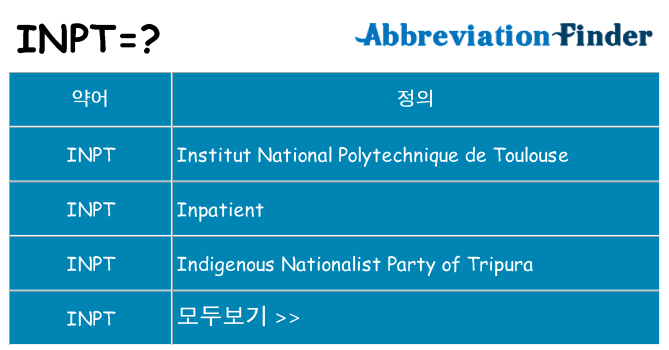 inpt 대 한 무엇을 서가