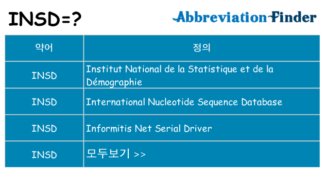 insd 대 한 무엇을 서가
