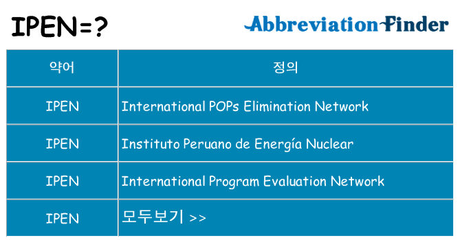 ipen 대 한 무엇을 서가