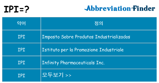 ipi 대 한 무엇을 서가