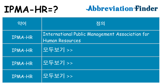 ipma-hr 대 한 무엇을 서가