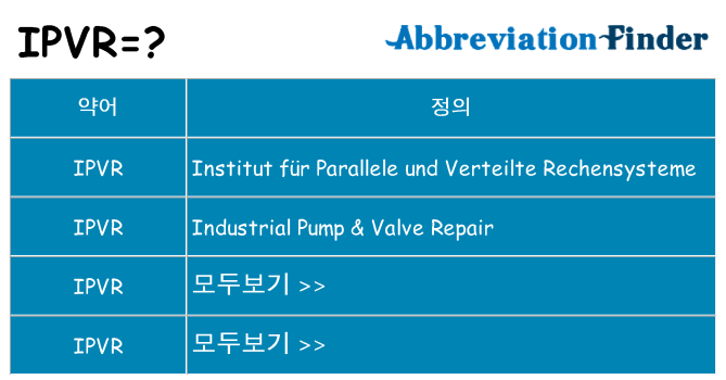 ipvr 대 한 무엇을 서가