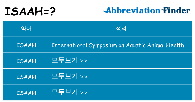 isaah 대 한 무엇을 서가