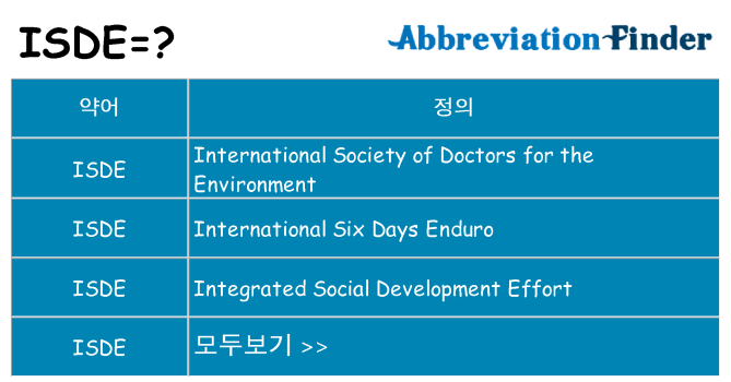 isde 대 한 무엇을 서가