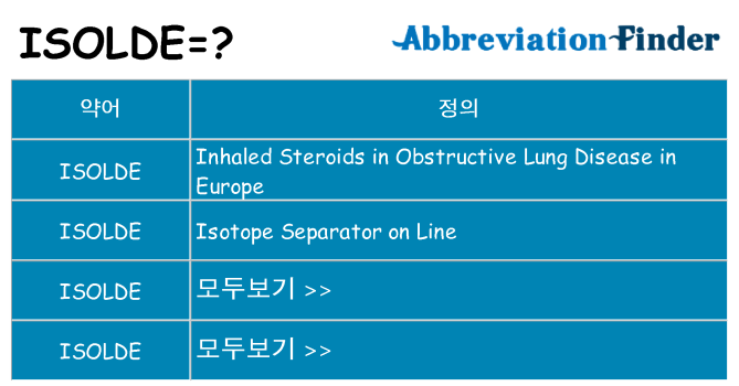 isolde 대 한 무엇을 서가