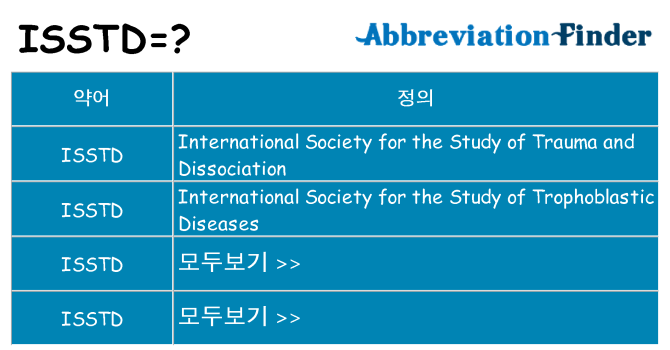 isstd 대 한 무엇을 서가