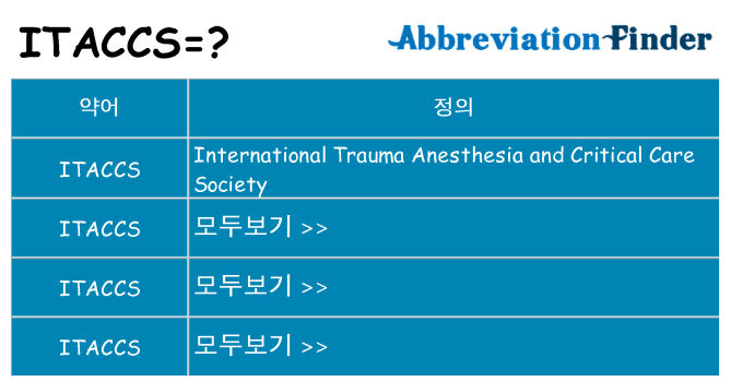 itaccs 대 한 무엇을 서가