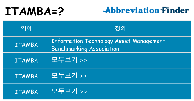 itamba 대 한 무엇을 서가