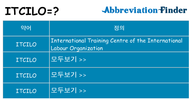 itcilo 대 한 무엇을 서가
