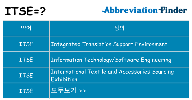 itse 대 한 무엇을 서가