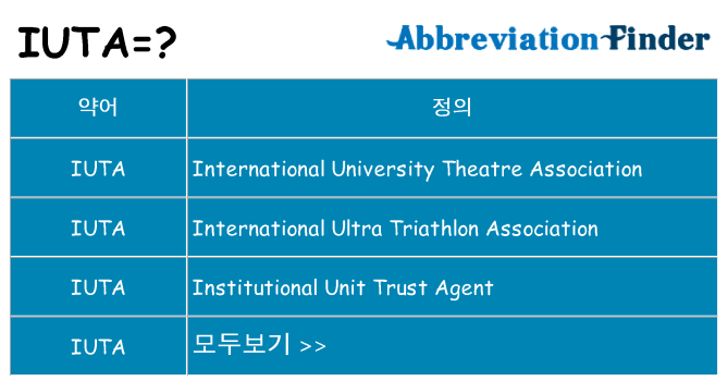 iuta 대 한 무엇을 서가