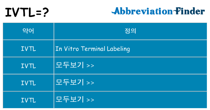ivtl 대 한 무엇을 서가