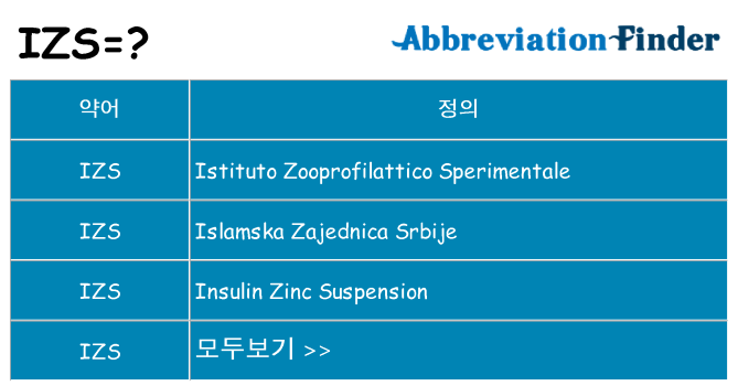 izs 대 한 무엇을 서가