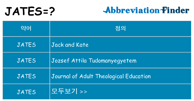 jates 대 한 무엇을 서가