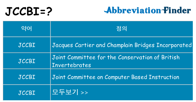 jccbi 대 한 무엇을 서가