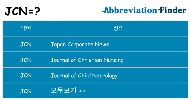 jcn 대 한 무엇을 서가