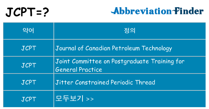 jcpt 대 한 무엇을 서가
