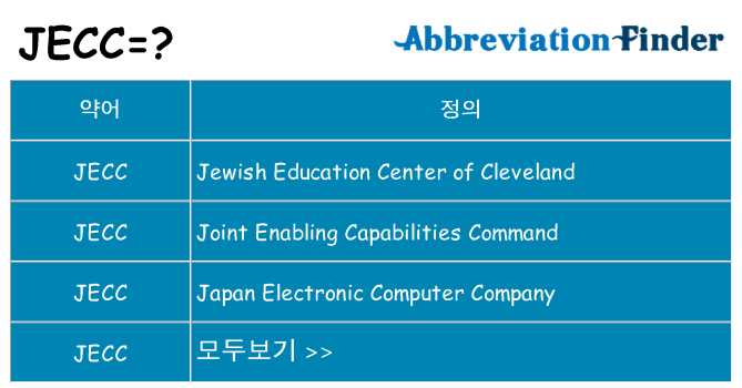 jecc 대 한 무엇을 서가