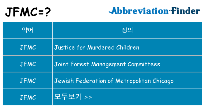 jfmc 대 한 무엇을 서가