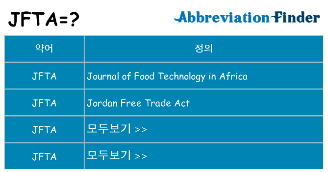 jfta 대 한 무엇을 서가